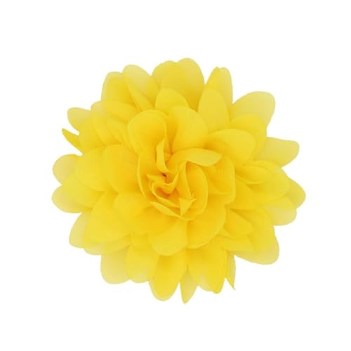 Xiao Hua 10 handgefertigte Chiffon-Blumen, Chiffon-Blumen für Verzierungen, DIY-Haarbänder, Blumenzubehör, Blumen-Stirnband, Gelb Xiao Hua 10 handgefertigte Chiffon-Blumen, Chiffon-Blumen für Verzierungen, DIY-Haarbänder, Blumenzubehör, Blumen-Stirnband, Gelb von Xiao Hua