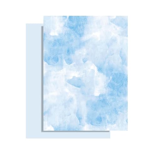 Xiao Hua Aquarell-Verpackungspapier zum Färben von Heiligenschein, Blumenstrauß, Blumenverpackungsmaterial (blau) von Xiao Hua