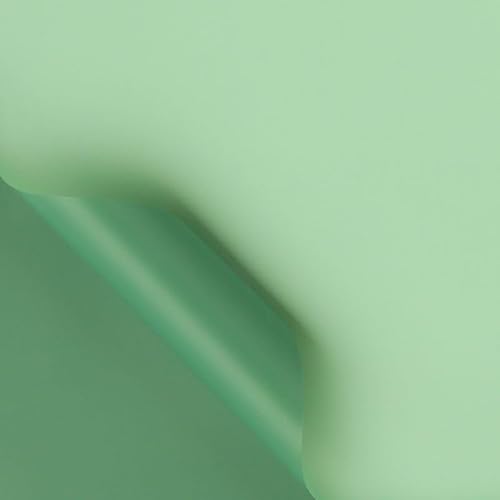 Xiao Hua Einzigartiges zweifarbiges Verpackungspapier-Design mit einem warmen und weichen Farbton, verbessert die Textur des zweifarbigen Verpackungspapiers um 58 x 58 cm (Grau-Grün + Cyangrün) von Xiao Hua