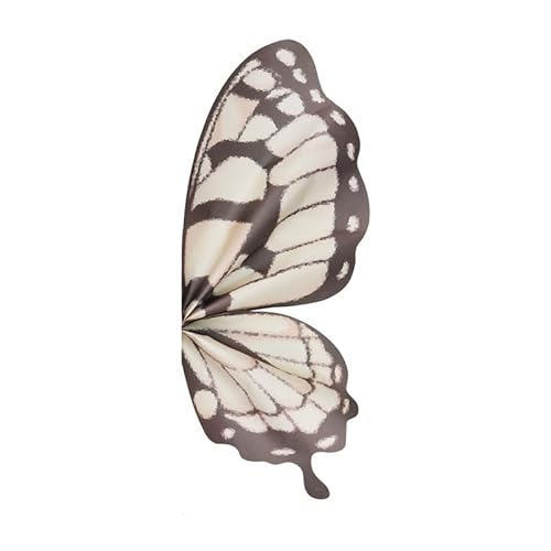 Xiao Hua Geschenke, Blumen, Geschenkbox-Verpackungspapier, verträumtes dreidimensionales Schmetterlings-Blumen-Verpackungspapier (gebrochenes Weiß) von Xiao Hua