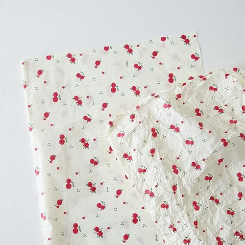 Xiao Hua Rose Snow Birne Papier Valentinstag Futter Geschenkpapier Blumenstrauß Grundierung Floral Geschenkpapier (rot) von Xiao Hua