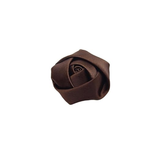 Xiao Hua Satinband-Rosen, handgefertigte Stoffblumen zum Basteln, Nähen, Basteln, Applikationen, Hochzeiten, Kleidung, Dekoration, Braun, 20 Stück Xiao Hua Satinband-Rosen, handgefertigte Stoffblumen zum Basteln, Nähen, Basteln, Applikationen, Hochzeiten, Kleidung, Dekoration, Braun, 20 Stück von Xiao Hua