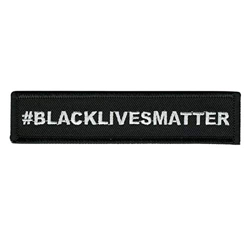 Black Lives Matter-Aufnäher | Selbstklebendes rechtes Abzeichen für Jacke | Rechteckige, selbstklebende Klett-Patches für Jeans, Jacken, Taschen Xiaolan von Xiaolan
