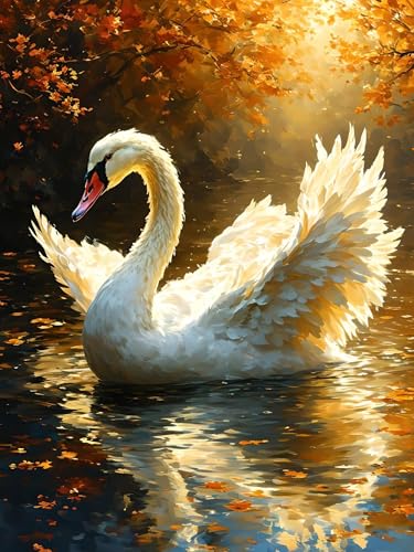 Malen nach Zahlen Erwachsene Schwan Malen nach Zahlen ab 9 Jahre, Malen nach Zahlen Tier mit Pinseln und Acrylfarbe, Malen-Nach-Zahlen Kinder DlY Handgemalt Olgemalde, Zimmer Deko 20 x 30 cm H-214 Malen nach Zahlen Erwachsene Schwan Malen nach Zahlen ab 9 Jahre, Malen nach Zahlen Tier mit Pinseln und Acrylfarbe, Malen-Nach-Zahlen Kinder DlY Handgemalt Olgemalde, Zimmer Deko 20 x 30 cm H-214 von Xiaonu