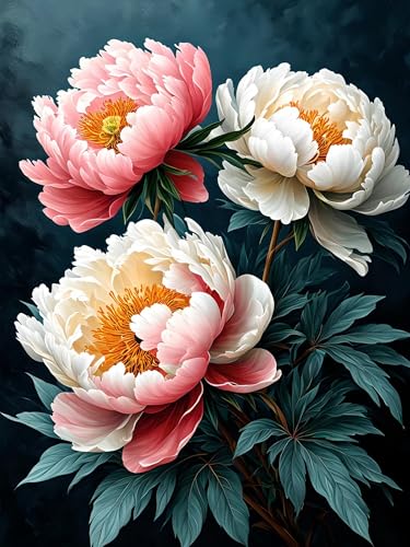 Malen nach Zahlen Erwachsene Blume Malen nach Zahlen ab 9 Jahre, Malen nach Zahlen Pfingstrose mit Pinseln und Acrylfarbe, Malen-Nach-Zahlen Kinder Handgemalt Olgemalde, Zimmer Deko 20 x 30 cm H-771 Malen nach Zahlen Erwachsene Blume Malen nach Zahlen ab 9 Jahre, Malen nach Zahlen Pfingstrose mit Pinseln und Acrylfarbe, Malen-Nach-Zahlen Kinder Handgemalt Olgemalde, Zimmer Deko 20 x 30 cm H-771 von Xiaonu