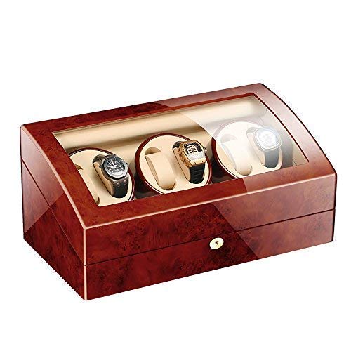 Xiaoxu Uhrenbeweger, Automatische Uhrenbeweger-Displaybox aus Holz mit 6+7 Fächern, Uhrenbewegerbox für Herren, Damen-Schmuckschatulle/Uhrenbox, Uhrenbeweger-Display, Uhrenbox, UhrenaufbewahrungF Xiaoxu Uhrenbeweger, Automatische Uhrenbeweger-Displaybox aus Holz mit 6+7 Fächern, Uhrenbewegerbox für Herren, Damen-Schmuckschatulle/Uhrenbox, Uhrenbeweger-Display, Uhrenbox, UhrenaufbewahrungF von Xiaoxu