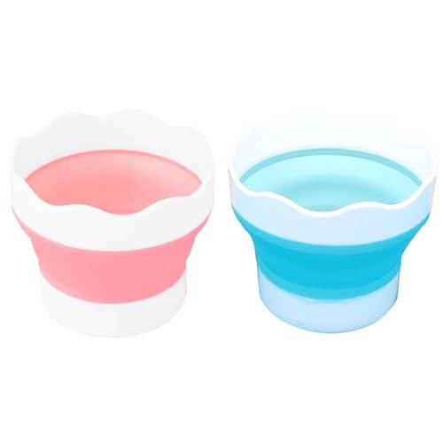 2 Stück Malerei Pinsel Waschmaschine Zusammenklappbare Wasserbecher Faltbarer Malerei Wasserbecher Pinsel Waschen Eimer für Drinnen und Draußen Malerei 2 Stück Malerei Pinsel Waschmaschine Zusammenklappbare Wasserbecher Faltbarer Malerei Wasserbecher Pinsel Waschen Eimer für Drinnen und Draußen Malerei von Xiciki