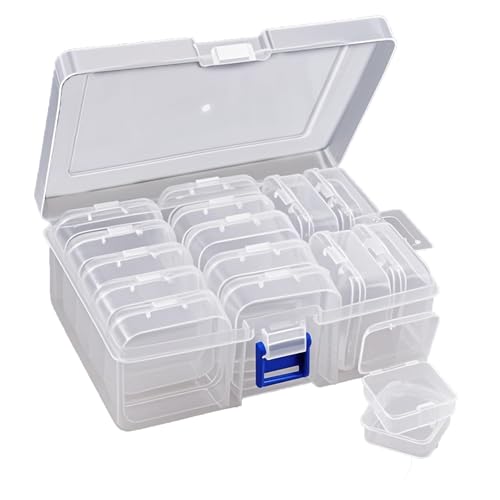 Xiciki 14 Stück Kleine Aufbewahrungsboxen,Aufbewahrungsbox mit Deckel Klein,samen aufbewahrung,Set enthält selbstklebende Etiketten und Druckkugelschreiber,Ideal für die Lagerung Xiciki 14 Stück Kleine Aufbewahrungsboxen,Aufbewahrungsbox mit Deckel Klein,samen aufbewahrung,Set enthält selbstklebende Etiketten und Druckkugelschreiber,Ideal für die Lagerung von Xiciki
