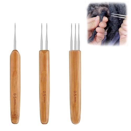 Xiciki 3 Stück Häkelnadel für Dreads,Dreadlocks Nadel, 0.5mm Dread Filznadeln,Dreadlocks Häkelnadel Set,Dreads für Dreadlocks Extension,Dreads Zum Einflechten,Häkelnadel Dreadlocks Xiciki 3 Stück Häkelnadel für Dreads,Dreadlocks Nadel, 0.5mm Dread Filznadeln,Dreadlocks Häkelnadel Set,Dreads für Dreadlocks Extension,Dreads Zum Einflechten,Häkelnadel Dreadlocks von Xiciki