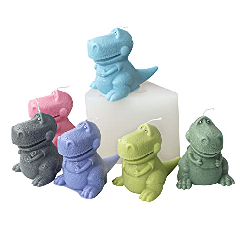 Xidmold 3D Dinosaurier Silikonform Kerzenform Tier Kerzen Gießform Seifenform Harzform Dinosaurier Silikonform für Tortendeko, Schokolade, Seife, Sojawachs Kerzen, Handwerk Ornamente Xidmold 3D Dinosaurier Silikonform Kerzenform Tier Kerzen Gießform Seifenform Harzform Dinosaurier Silikonform für Tortendeko, Schokolade, Seife, Sojawachs Kerzen, Handwerk Ornamente von Xidmold