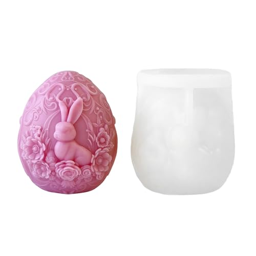 Xidmold 3D Ei Silikonform Kerzen Ostern, Kaninchen Osterei Kerzenform Silikon, Osterhase Ei Silikonform Gießform for Sojawachs Kerzen, Seife, Gips, Epoxidharz, Handwerk Xidmold 3D Ei Silikonform Kerzen Ostern, Kaninchen Osterei Kerzenform Silikon, Osterhase Ei Silikonform Gießform for Sojawachs Kerzen, Seife, Gips, Epoxidharz, Handwerk von Xidmold