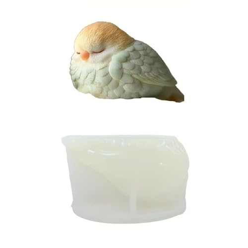Xidmold 3D Vogel silikonform - Hochwertige Tier Gießform für Harzdekoration, Duftkerzen, Tortendeko，Seifen & Handwerkskunst (A) von Xidmold