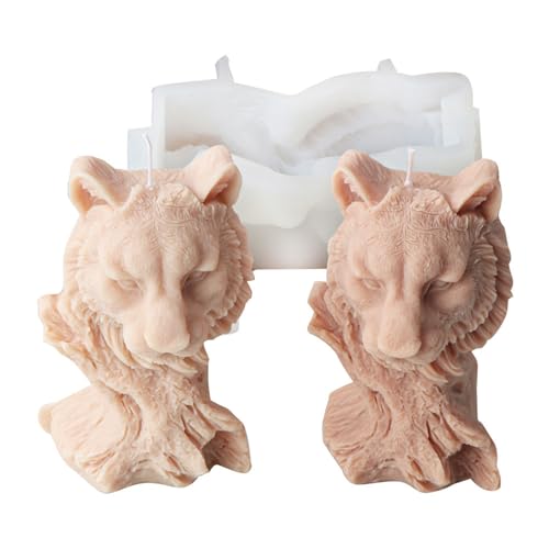 Xidmold Baumstumpf Tigerkopf Kerzenform Silikon, Tier Silikonform für Fondant, Sojawachs Kerzen, Gips, Epoxidharz, Handwerk Xidmold Baumstumpf Tigerkopf Kerzenform Silikon, Tier Silikonform für Fondant, Sojawachs Kerzen, Gips, Epoxidharz, Handwerk von Xidmold