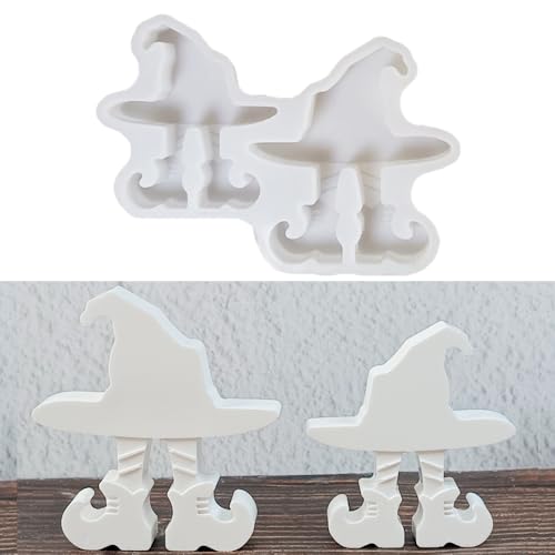 Xidmold Hexenhut Silikonformen Hexenhut Gießformen Epoxidharz Formen Halloween Silikonformen für Epoxidharz, Gips, Beton, DIY Handwerk von Xidmold