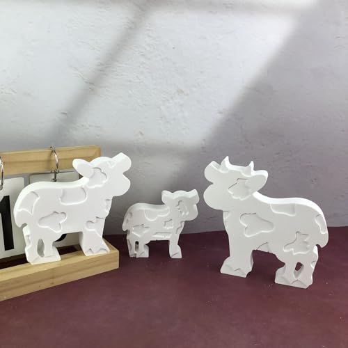 Xidmold Kerze Silikonform Kuh, Gipsform Tiere, 3D Kuh Silikonform für Schokolade, Sojawachs Kerzen, Epoxidharz, Seife, Gips, Handwerk Xidmold Kerze Silikonform Kuh, Gipsform Tiere, 3D Kuh Silikonform für Schokolade, Sojawachs Kerzen, Epoxidharz, Seife, Gips, Handwerk von Xidmold