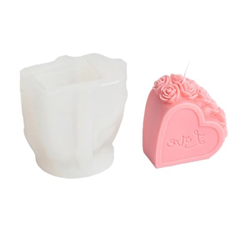 Xidmold Rosen Silikonformen Set - Für Harz, Beton, Ton & Kerzenwachs, DIY Wohnaccessoires & Bastelprojekte (A) von Xidmold