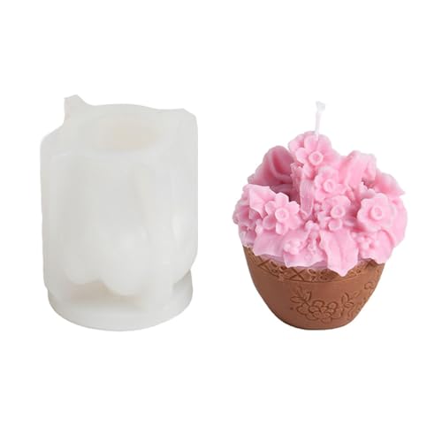 Xidmold Rosen Silikonformen Set - Für Harz, Beton, Ton & Kerzenwachs, DIY Wohnaccessoires & Bastelprojekte (B) von Xidmold