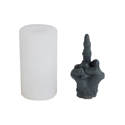 Xidmold Schädel Finger Kerzenform Halloween Kerzen Form Gießform, Hand Silikonform für Fondant, Sojawachs Kerzen, Gips, Epoxidharz, Handwerk Xidmold Schädel Finger Kerzenform Halloween Kerzen Form Gießform, Hand Silikonform für Fondant, Sojawachs Kerzen, Gips, Epoxidharz, Handwerk von Xidmold