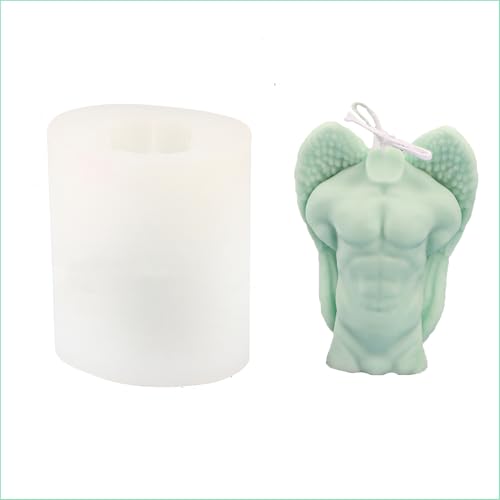 Xidmold Silikonformen Set (Männlicher & Weiblicher Körper) - Kerzenformen für Aromatherapie, Deko & Tonkunst (A) von Xidmold