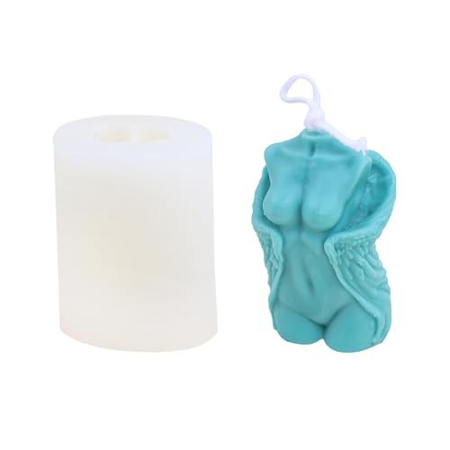 Xidmold Silikonformen Set (Männlicher & Weiblicher Körper) - Kerzenformen für Aromatherapie, Deko & Tonkunst (D) von Xidmold