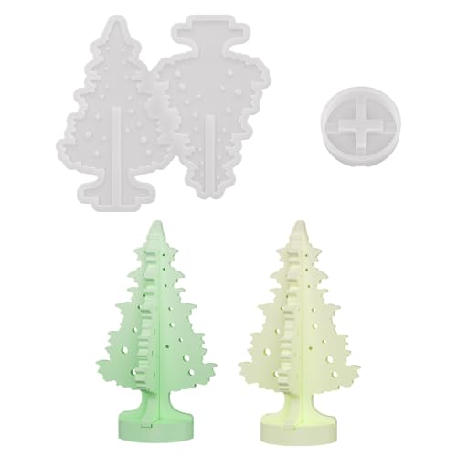 Xidmold Weihnachtsbaum Gießform,Silikonform Weihnachten,Weihnachtsbaum-Harzform Für Sojawachs Kerzen, Seife, Gips, Handwerk,Weihnachtsdekorationen Xidmold Weihnachtsbaum Gießform,Silikonform Weihnachten,Weihnachtsbaum-Harzform Für Sojawachs Kerzen, Seife, Gips, Handwerk,Weihnachtsdekorationen von Xidmold
