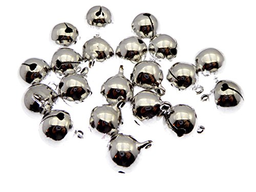 20 Stück Glöckchen 20x16mm silberfarben zum Basteln 20 Stück Glöckchen 20x16mm silberfarben zum Basteln von XieXie