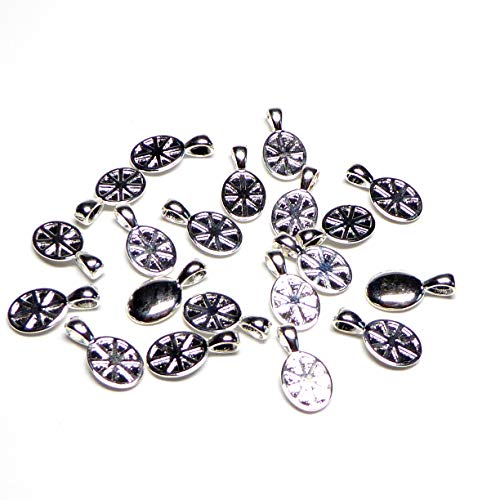 XieXie 20Stk. Anhänger zum Ankleben Bail silberfarben 15 x 8mm zum Schmuck Basteln XieXie 20Stk. Anhänger zum Ankleben Bail silberfarben 15 x 8mm zum Schmuck Basteln von XieXie