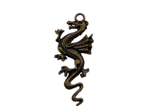 XieXie 5 Stück Anhänger Drache zum Schmuck basteln und andere DIY Arbeiten XieXie 5 Stück Anhänger Drache zum Schmuck basteln und andere DIY Arbeiten von XieXie