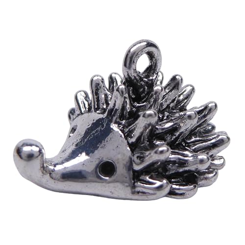 XieXie 5 Stück Igel Anhänger 23x12mm antik silberfarben zum Schmuck basteln und andere DIY Arbeiten XieXie 5 Stück Igel Anhänger 23x12mm antik silberfarben zum Schmuck basteln und andere DIY Arbeiten von XieXie