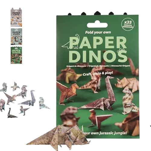 DIY Papier Katzen Origami-Kit, 50 Blatt, niedliche Katze, kreatives Tier-Papierhandwerk, Kunst-Kit, lustige 3D-Skulptur, Bastelaktivität für Teenager und Erwachsene, Schreibtischdekoration, Geschenk von Xifyjus