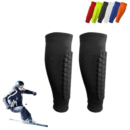 Frost Armours Ski Shields,Shinbang Protector 2.0,Shin Defender Schienbeinschoner,Ski-Schienbeinschoner und Ski Guard-Socken,lange,atmungsaktive,elastische Waben-Antikollisions-Leggings-Schutzhülle(Sch Frost Armours Ski Shields,Shinbang Protector 2.0,Shin Defender Schienbeinschoner,Ski-Schienbeinschoner und Ski Guard-Socken,lange,atmungsaktive,elastische Waben-Antikollisions-Leggings-Schutzhülle(Sch von Xifyjus