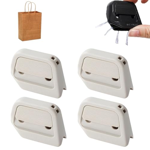Tragbarer Eckkartonschneider Aus Keramik Mit Rechtwinkliger Nut, 2025 Neuer Mini-Kartonschneider Mit Automatischem Einzug, Magnetischer, Sicherer Kartonschneider, Einziehbar(Khaki-4pcs) von Xifyjus
