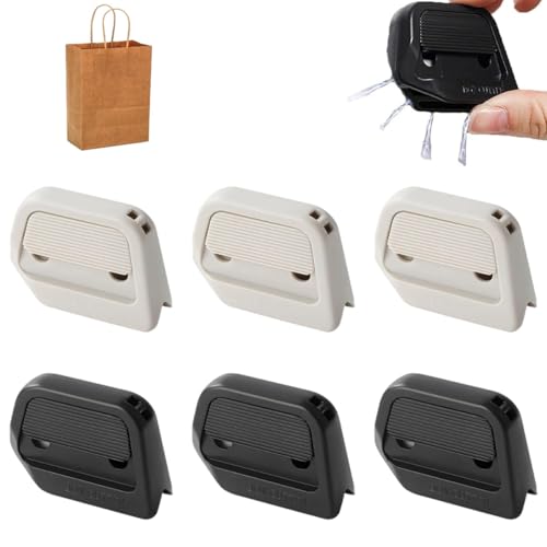 Tragbarer Eckkartonschneider Aus Keramik Mit Rechtwinkliger Nut, 2025 Neuer Mini-Kartonschneider Mit Automatischem Einzug, Magnetischer, Sicherer Kartonschneider, Einziehbar(Mix-6pcs) von Xifyjus