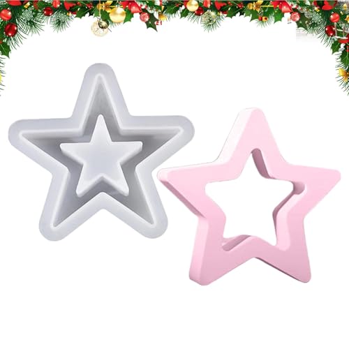 Silikonform Weihnachten Stern | Hohle Sternförmige Silikonform | Weihnachten Kerzenformen Zum Gießen | Sterne Giessformen Silikon Gipsformen Zum Gießen | Weihnachten Handwerk Silikonform Weihnachten Stern | Hohle Sternförmige Silikonform | Weihnachten Kerzenformen Zum Gießen | Sterne Giessformen Silikon Gipsformen Zum Gießen | Weihnachten Handwerk von Xijobido