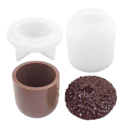 Tannenzapfen Kastenform - Eichel Tannenzapfen Silikonformen Mit Deckel | Silikonform In Tannenzapfenform | Epoxidharz-Gießformen Für Schmuck-Aufbewahrungsbox, Tischdekoration Tannenzapfen Kastenform - Eichel Tannenzapfen Silikonformen Mit Deckel | Silikonform In Tannenzapfenform | Epoxidharz-Gießformen Für Schmuck-Aufbewahrungsbox, Tischdekoration von Xijobido