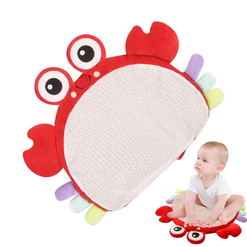 Xijobido Baby Matte | Babyturnmatte Mit Beruhigenden Farben - Kinder Cartoon Muster Mit Sensorik Lernspielzeug Als Spielteppich Für Kinderzimmer von Xijobido