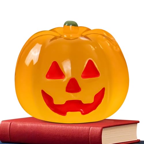 Xijobido Halloween Kürbis Dekoration | Leuchtende Kürbis Figur - Kunstharz Deko Für Halloween Tisch Schreibtisch Innenbereich Zimmerpflanzen Haus Xijobido Halloween Kürbis Dekoration | Leuchtende Kürbis Figur - Kunstharz Deko Für Halloween Tisch Schreibtisch Innenbereich Zimmerpflanzen Haus von Xijobido