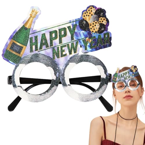 Xijobido Lustige Brille für Erwachsene,Partybrille für Erwachsene | Paper Parties Brillen Lustige Neujahrsbrillen - Kreative Kostümbrillen für Silvesterpartys für Damen und Herren Xijobido Lustige Brille für Erwachsene,Partybrille für Erwachsene | Paper Parties Brillen Lustige Neujahrsbrillen - Kreative Kostümbrillen für Silvesterpartys für Damen und Herren von Xijobido