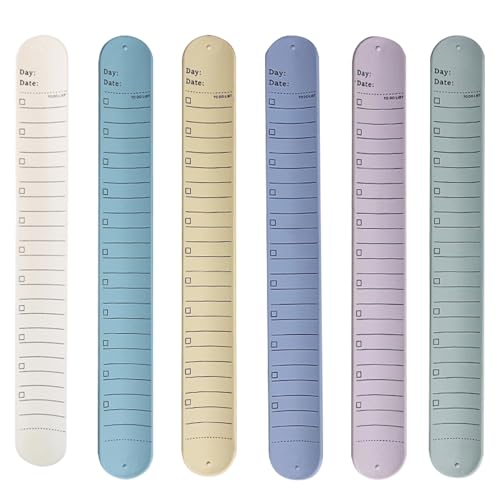 Xijobido Slap Silikon-Erinnerungsarmband, Silikon-Armband, Krankenschwester-Notizblock, To-Do-Listen-Armband, wasserdichtes Notizblock-Armband, Krankenschwestern, Memo für Krankenschwestern, Studenten Xijobido Slap Silikon-Erinnerungsarmband, Silikon-Armband, Krankenschwester-Notizblock, To-Do-Listen-Armband, wasserdichtes Notizblock-Armband, Krankenschwestern, Memo für Krankenschwestern, Studenten von Xijobido