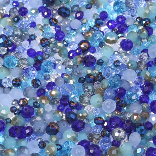 4, 6, 8 mm geschliffene runde blaue Glasperlen für die Schmuckherstellung, jede Box enthält 1.000 DIY-Glasperlen, kann verwendet werden, um Halsketten und Ohrringe herzustellen. 4, 6, 8 mm geschliffene runde blaue Glasperlen für die Schmuckherstellung, jede Box enthält 1.000 DIY-Glasperlen, kann verwendet werden, um Halsketten und Ohrringe herzustellen. von Xilitata