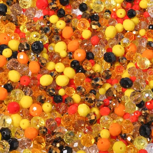 4, 6, 8 mm geschliffene runde gelbe Glasperlen für die Schmuckherstellung, jede Box enthält 1.000 DIY-Glasperlen, kann verwendet werden, um Halsketten und Ohrringe herzustellen. 4, 6, 8 mm geschliffene runde gelbe Glasperlen für die Schmuckherstellung, jede Box enthält 1.000 DIY-Glasperlen, kann verwendet werden, um Halsketten und Ohrringe herzustellen. von Xilitata
