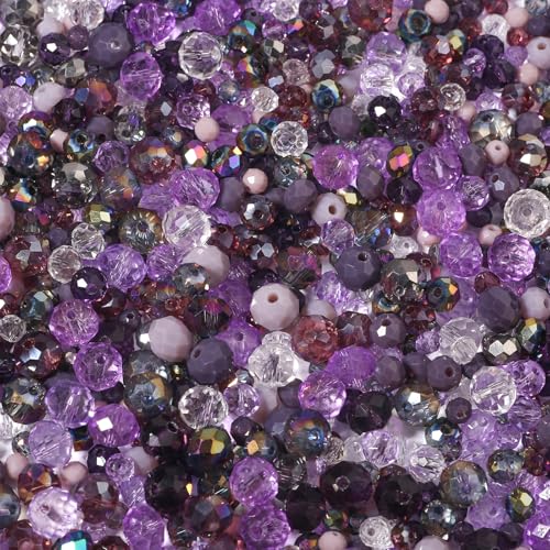 4, 6, 8 mm geschliffene runde lila Glasperlen für die Schmuckherstellung, jede Box enthält 1.000 DIY-Glasperlen, kann verwendet werden, um Halsketten und Ohrringe herzustellen. 4, 6, 8 mm geschliffene runde lila Glasperlen für die Schmuckherstellung, jede Box enthält 1.000 DIY-Glasperlen, kann verwendet werden, um Halsketten und Ohrringe herzustellen. von Xilitata