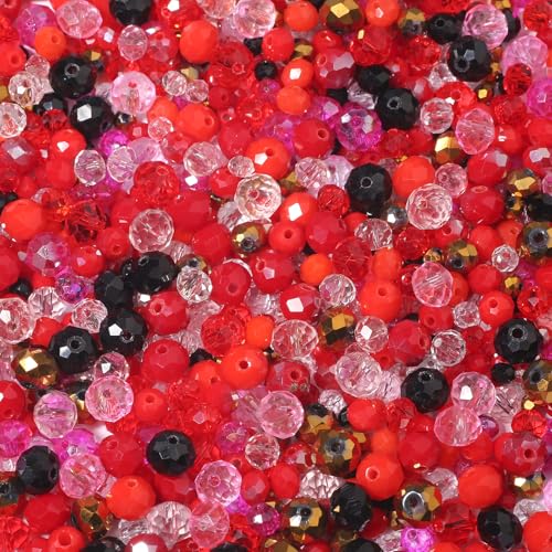 4, 6, 8 mm geschliffene runde rote Glasperlen für die Schmuckherstellung, jede Box enthält 1.000 DIY-Glasperlen, kann verwendet werden, um Halsketten und Ohrringe herzustellen. 4, 6, 8 mm geschliffene runde rote Glasperlen für die Schmuckherstellung, jede Box enthält 1.000 DIY-Glasperlen, kann verwendet werden, um Halsketten und Ohrringe herzustellen. von Xilitata