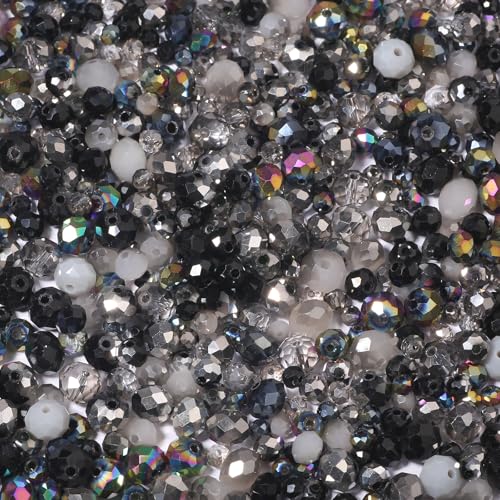 4, 6, 8 mm geschliffene runde schwarze Glasperlen für die Schmuckherstellung, jede Box enthält 1.000 DIY-Glasperlen, kann verwendet werden, um Halsketten und Ohrringe herzustellen. 4, 6, 8 mm geschliffene runde schwarze Glasperlen für die Schmuckherstellung, jede Box enthält 1.000 DIY-Glasperlen, kann verwendet werden, um Halsketten und Ohrringe herzustellen. von Xilitata