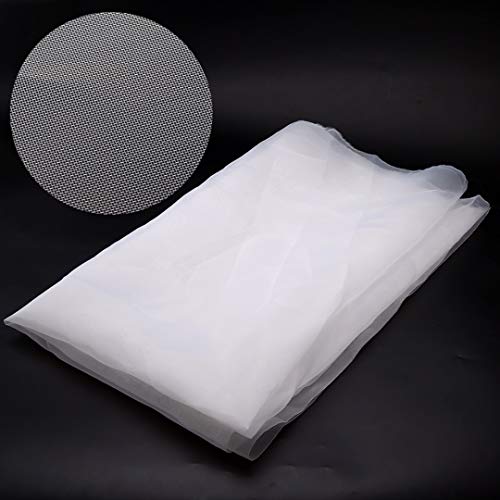 Siebdruckgewebe, 110 Maschen, 43 t, weiß, Siebdruckgewebe für Siebdruck, 1,7 m Länge x 127 cm Breite Siebdruckgewebe, 110 Maschen, 43 t, weiß, Siebdruckgewebe für Siebdruck, 1,7 m Länge x 127 cm Breite von Tuciyke