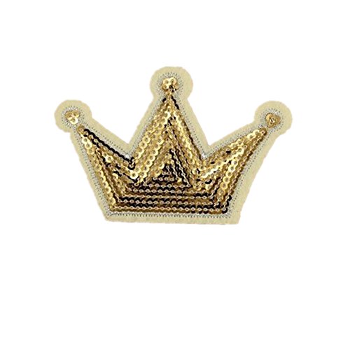Ximkee (10 Stück) Gold Krone Pailletten Nähen Eisen auf gestickte Patches Applikationen Ximkee (10 Stück) Gold Krone Pailletten Nähen Eisen auf gestickte Patches Applikationen von Ximkee