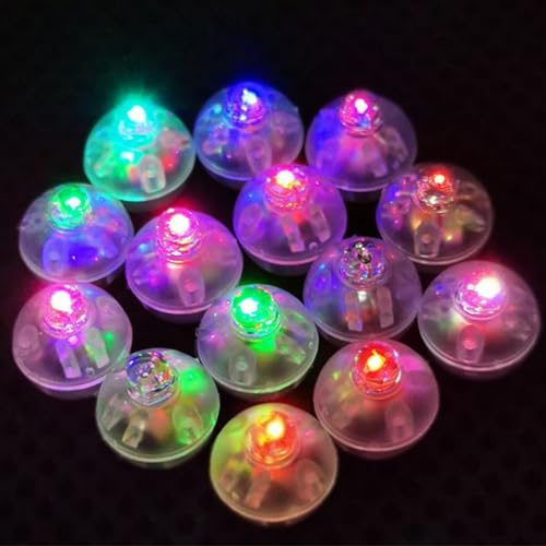 50 Stück Mini Flashing Balloon Lights - Bunte LED-Lichter für unvergessliche Partys! von XineYuor