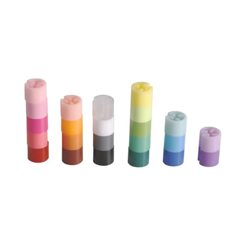 Kleiderbügel-Marker, blanko, farbige Kleidergrößenmarkierer, DIY-Etiketten für Kleidung, Farbcodierung, 400 Stück von Xinglongs