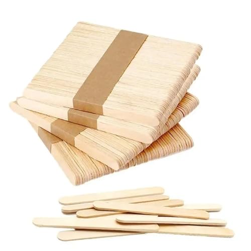 Lutscherstäbchen, 1400 Stück, cremefarbene Holzstäbchen für Eiscreme-Riegel, Sommer, Mini-Silikon-Eiscreme-Form Lutscherstäbchen, 1400 Stück, cremefarbene Holzstäbchen für Eiscreme-Riegel, Sommer, Mini-Silikon-Eiscreme-Form von Xinglongs