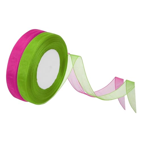 Organzaband für Blumenstrauß, Kuchen, Einladungen, Kartendekoration, 45,7 m/Rolle, 1,5 cm, Violett Grasgrün Organzaband für Blumenstrauß, Kuchen, Einladungen, Kartendekoration, 45,7 m/Rolle, 1,5 cm, Violett Grasgrün von Xinglongs